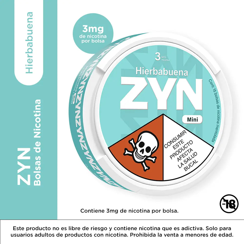 Comprar Zyn in Colombia online en PouchesColombia.com