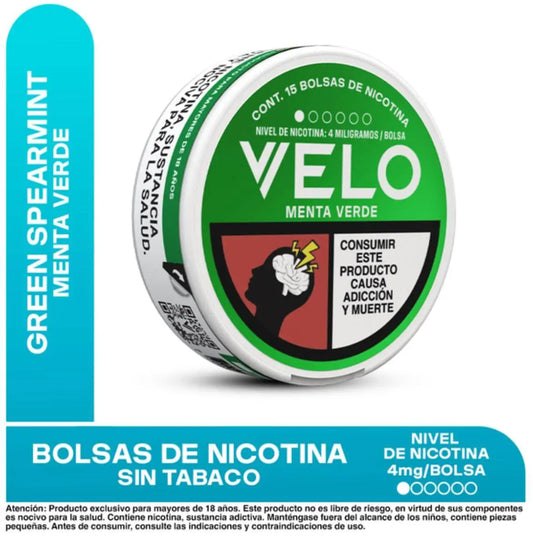 Pouches de nicotina VELO 4mg 