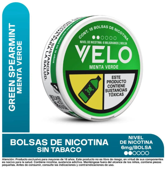 Pouches de nicotina VELO 6mg 